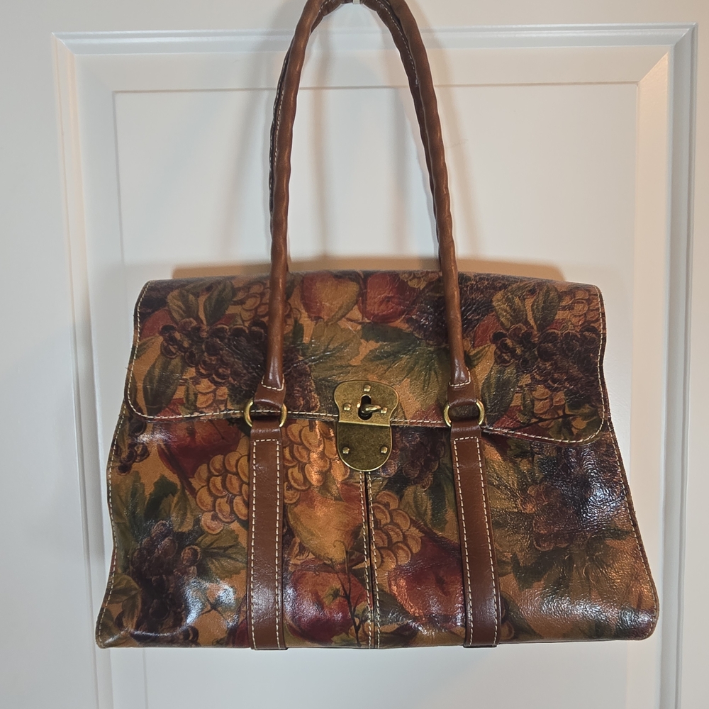 Patricia Nash Multicolor Floral Satchel